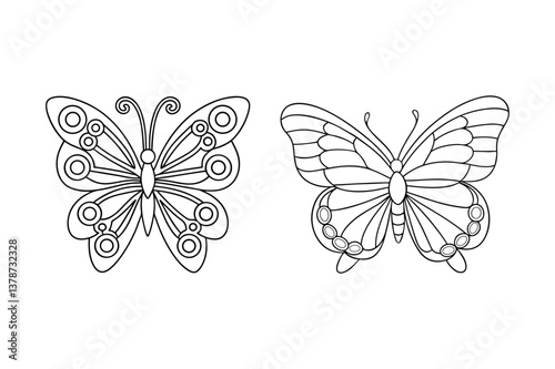 Butterfly Coloring Pages – Fun & Relaxing Coloring Book for All Ages

