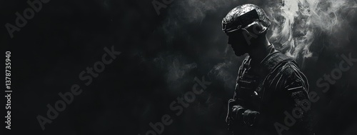 man in the darkness