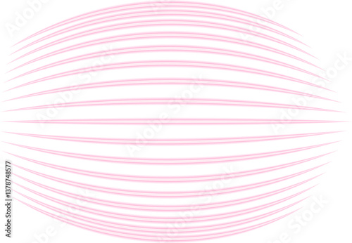 Parallel contour lines that start thin and gradually inflate outward, creating a dynamic motion effect.