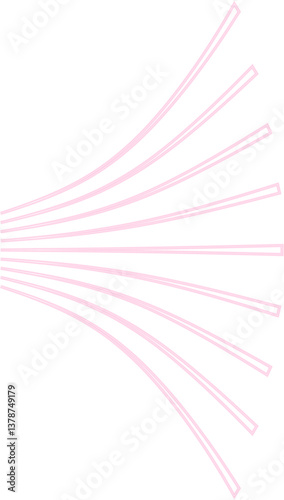 Bright neon contour lines with an irradiated glow form a pattern that conveys movement and energy.