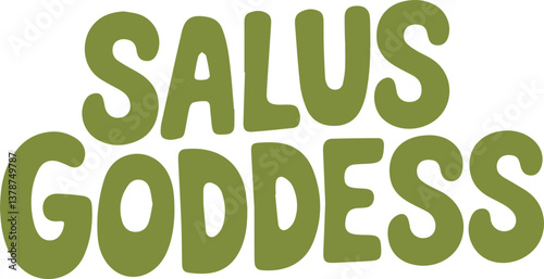 Salus Goddess Sticker.