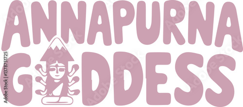 Annapurna Goddess Sticker.
