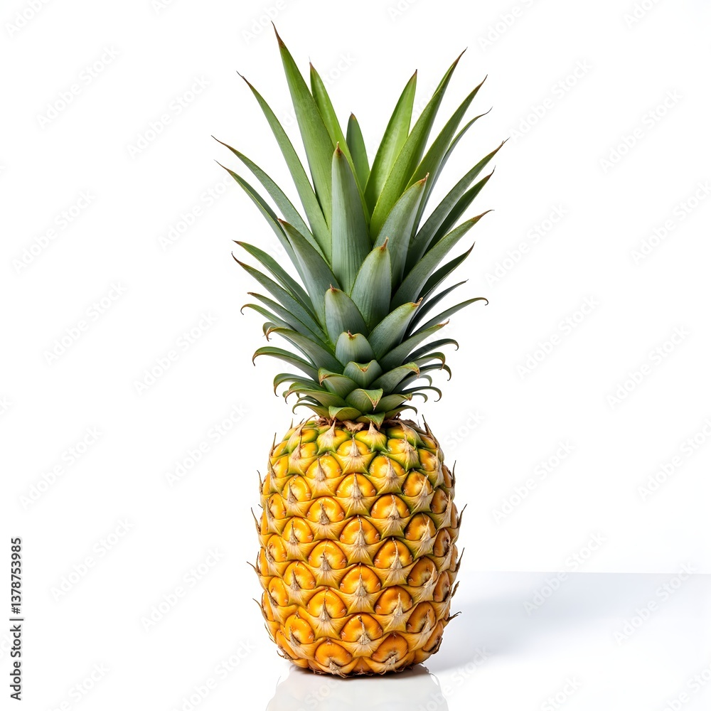 Pineapple in tropical sun Pineapple in tropical sun