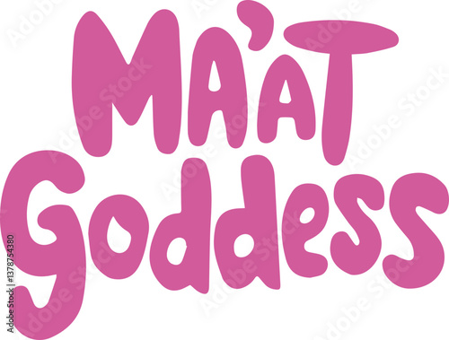 Ma'at Goddess.