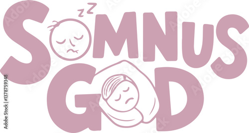 Somnus God of Sleep Sticker.