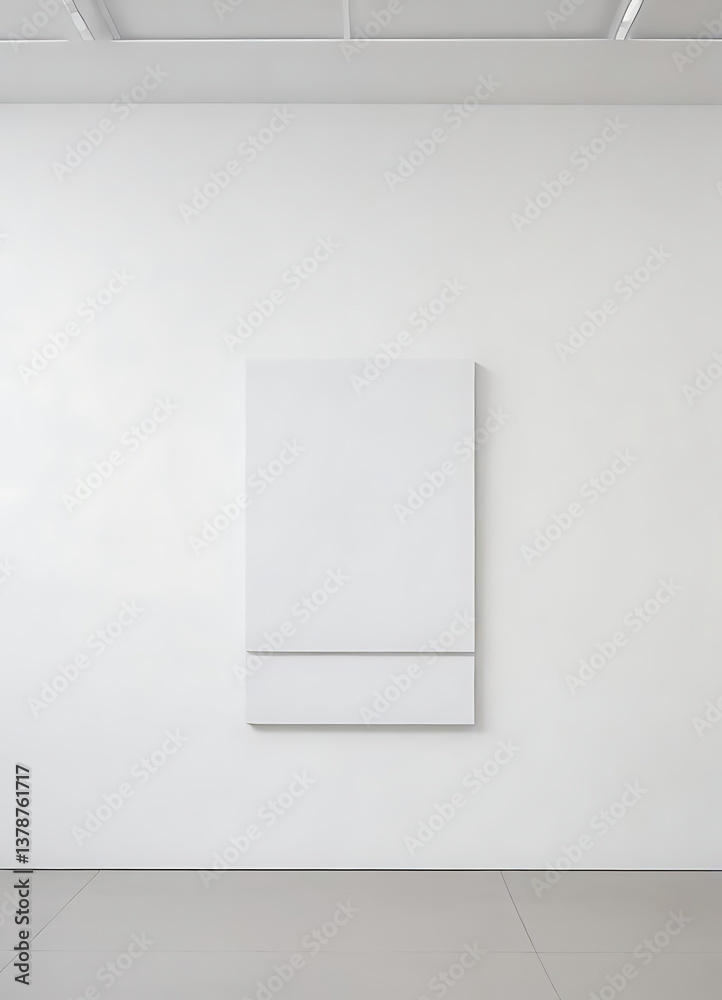 Empty White Room with Sunlight Empty White Room with Sunlight