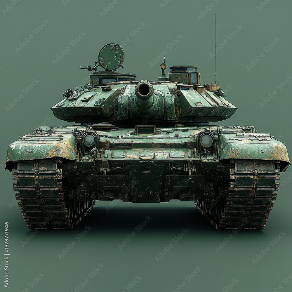 Military tank on display showcasing wartime history and engineering design in a museum environment Military tank on display showcasing wartime history and engineering design in a museum environment