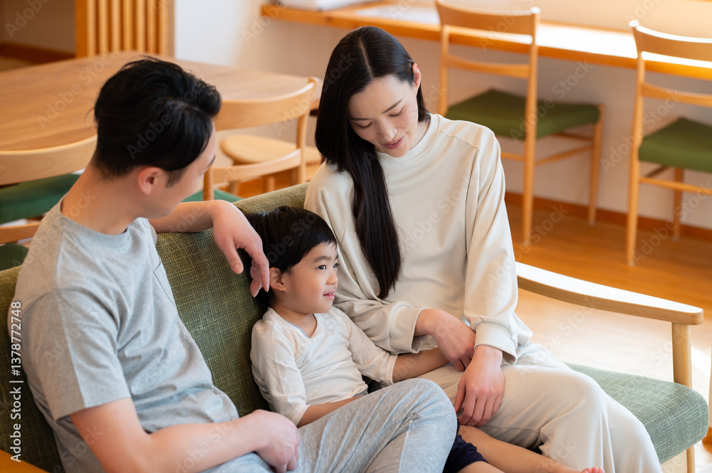 家族団欒シーン 家族団欒シーン