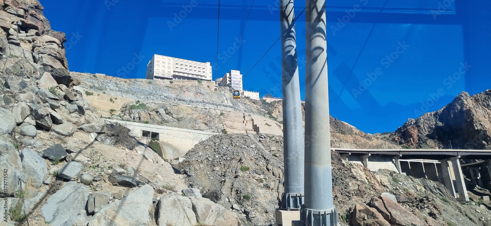 Obraz premium Taif scenery view from Al Hada Cable Car