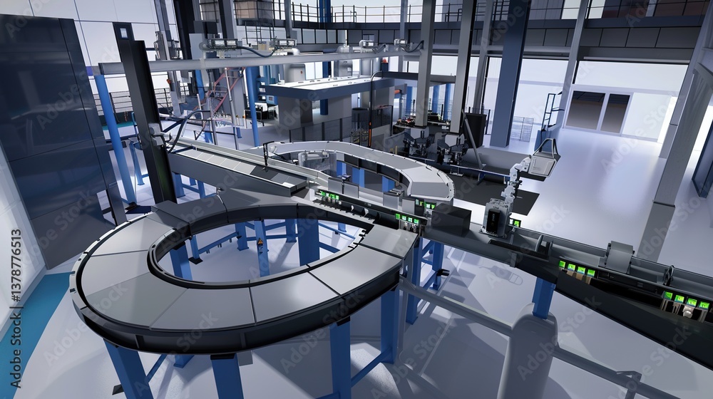 “Automated - Workshop Tech Background: Unveiling Cutting - Edge Innovations, Equipment and Industrial Transformations