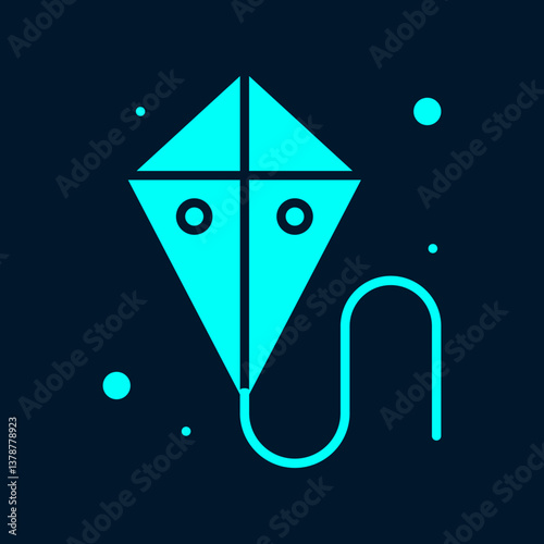 Easter Kite trendy artwork magnificent abstract vector illustration colorful valuable design