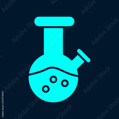 Flask Lab trendy artwork magnificent abstract vector illustration colorful valuable design