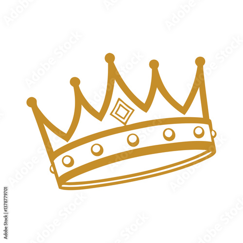 Unique crown logo Modern and minimalist vector and abstract logo
