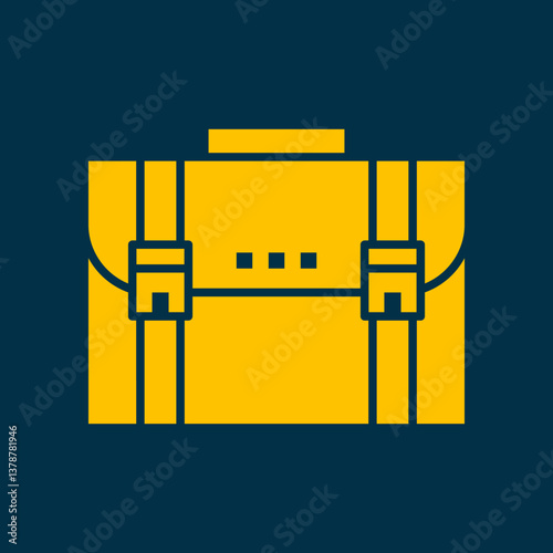 Briefcase trendy artwork beauteous abstract vector illustration colorful valuable design
