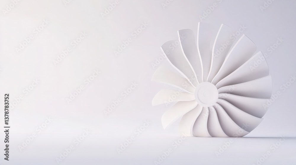 Abstract White Spiral Nautilus Shell, Minimalist design, white spiral, nautilus shell. Abstract White Spiral Nautilus Shell, Minimalist design, white spiral, nautilus shell.