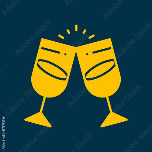 Party Drink trendy artwork ravishing abstract vector illustration colorful valuable design