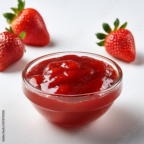 Wallpaper Mural Generated imageconfiture, aliment, fraise, fruit, bocal, baie, dessert, en verre, frais, confiture, petit déjeuner, marmelade, fait maison, conserves, conserves, sain, cuiller, sauce, été, délicieux Torontodigital.ca
