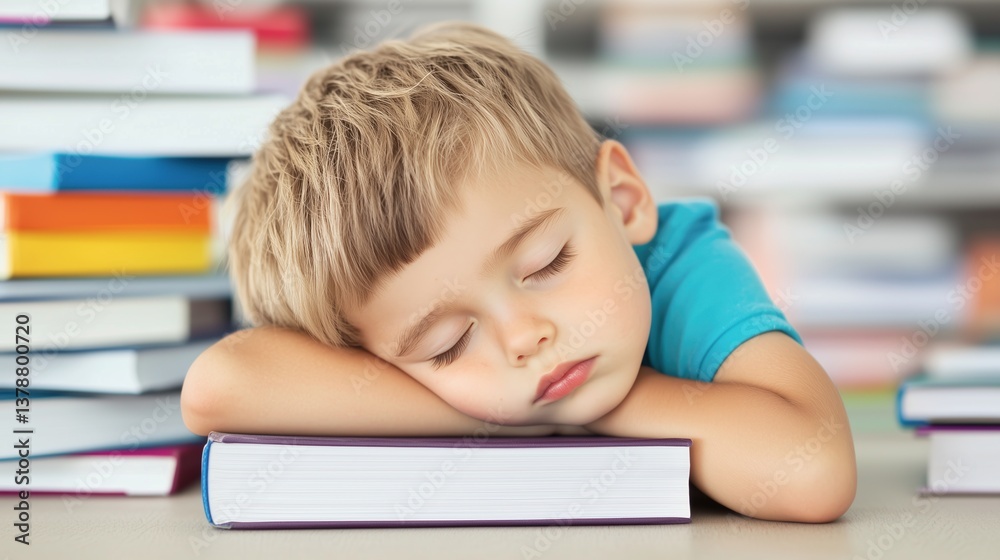 Sleepy Boy Among Books Sleepy Boy Among Books