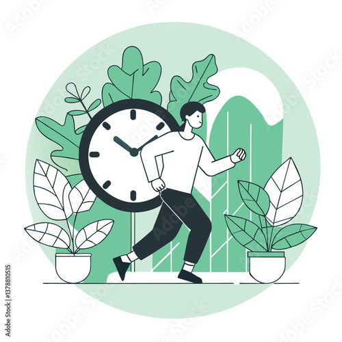 timeout concept illustration