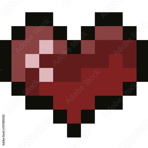 pixel heart pixel art