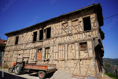Traditional Building in Osmaneli Town, Bilecik, Turkiye photo