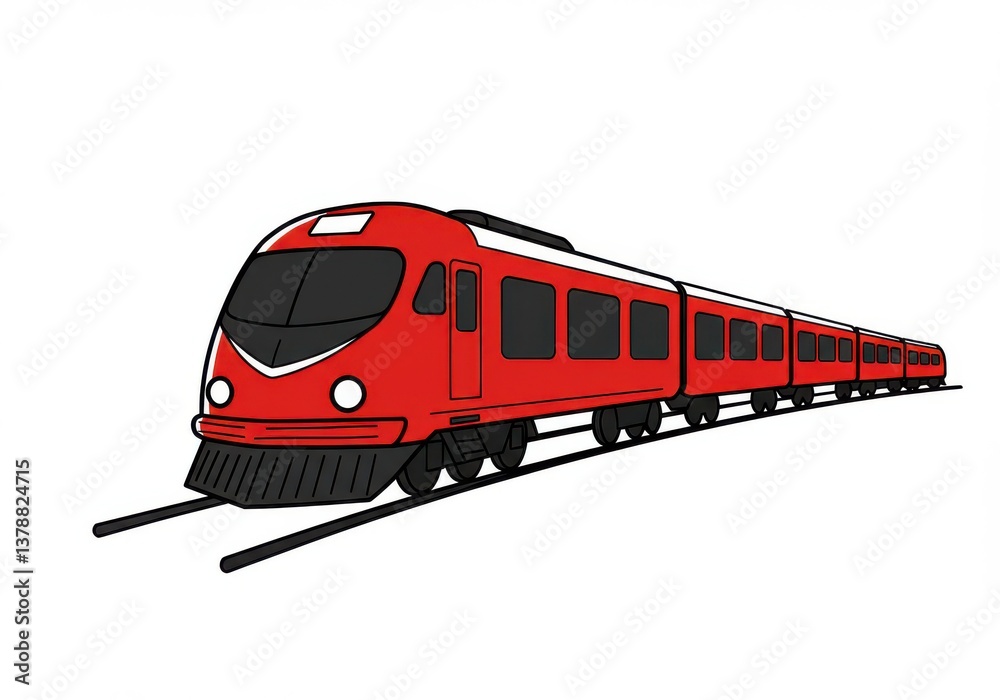 Fototapeta premium Train icon