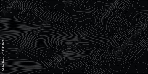 White wave paper curved reliefs abstract background, Vector geographic contour map. Topographic map patterns, topography line map. Vintage outdoors style 