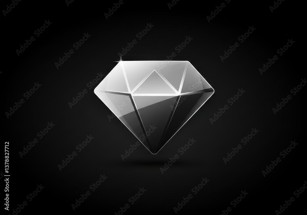 Fototapeta premium Diamond icon