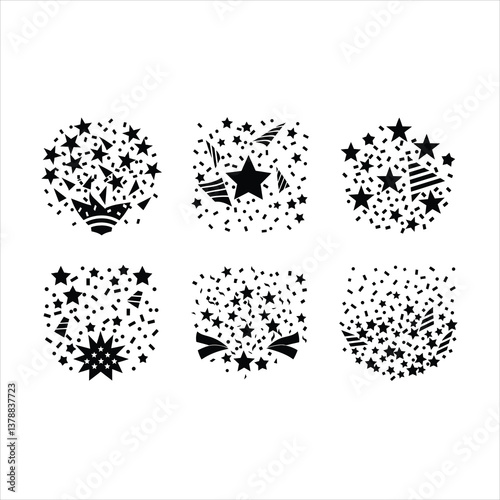 Patriotic Confetti Vector Illustration for National Celebration Design