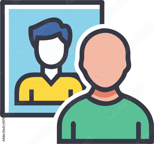 Illustration of people using magnifying glasses