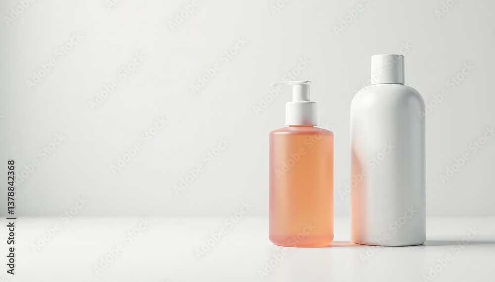 Pure white studio setting ideal for product shots, studio, makeup Pure white studio setting ideal for product shots, studio, makeup