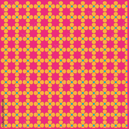Floral seamless pattern .Trendy floral seamless pattern collection. Set of vintage 70s style flower background illustration. Cute floral pattern in the small flower.  Seamless vector texture.