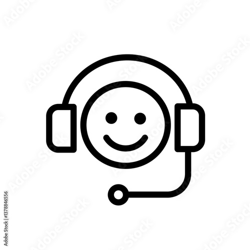Support, assistance, helpdesk, hotline - vector icon