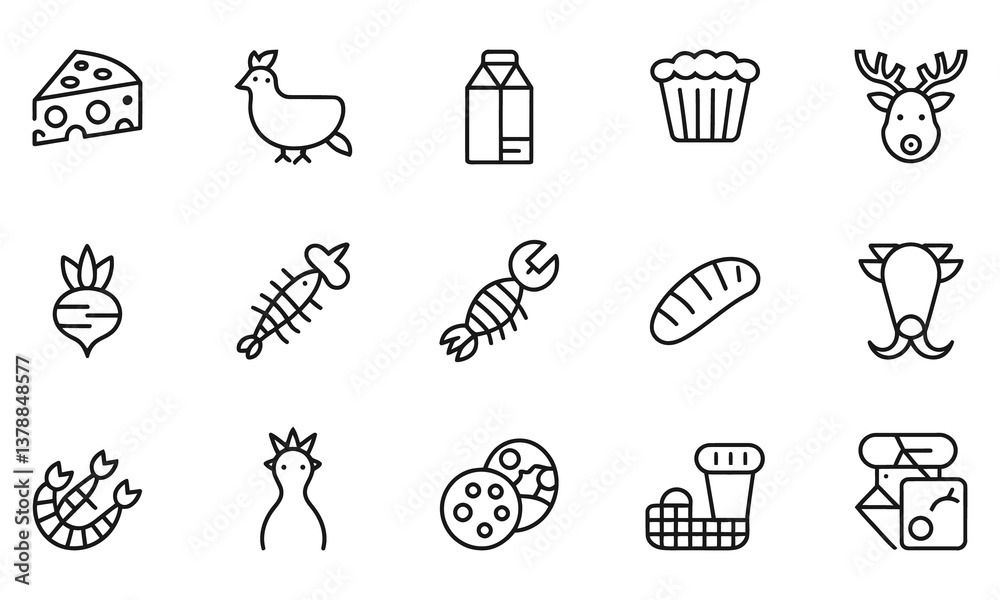 vector set of food icons | Hand-drawn food and drink icon set with wine and various illustrations | restaurant, menu, beverage, cocktail, beer, coffee, tea, juice, soda, milk, gourmet, cuisine, meal vector set of food icons | Hand-drawn food and drink icon set with wine and various illustrations | restaurant, menu, beverage, cocktail, beer, coffee, tea, juice, soda, milk, gourmet, cuisine, meal