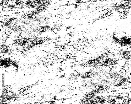 Grunge black textured background with ink splatter and vintage effect