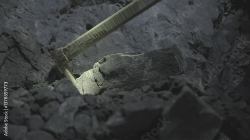 Coal mine digging.