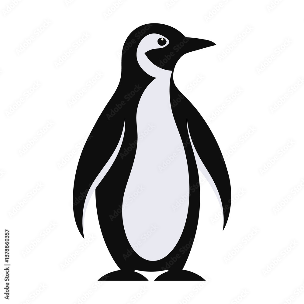 Obraz premium penguin vector illustration
