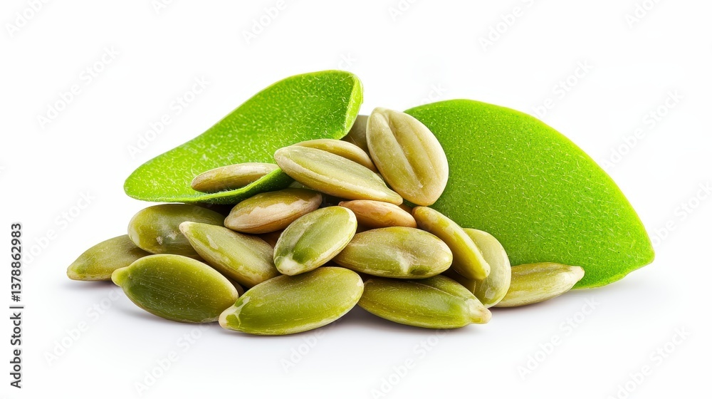 Pile of seeds on rustic wooden surface highlighting their natural form and potential for growth and cultivation