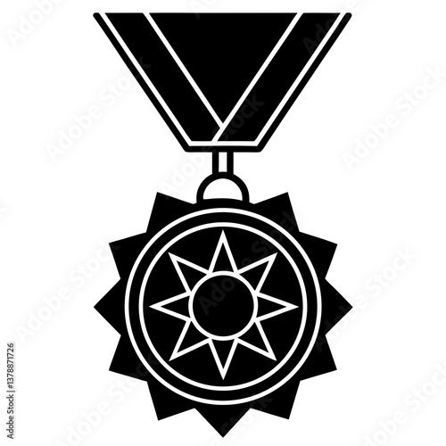 sports medal  silhouette vector illustrator 