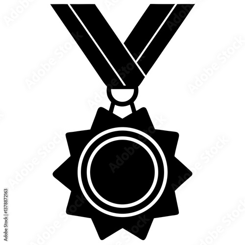 sports medal  silhouette vector illustrator 