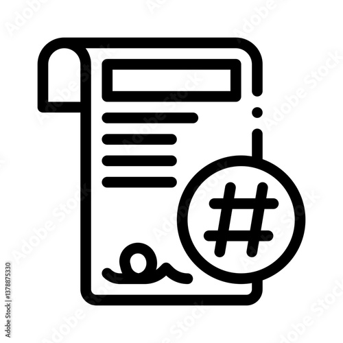 blockchain line icon