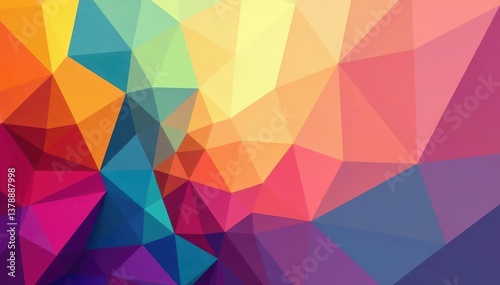 Geometric abstract shapes, vibrant color blocks, contemporary, pattern, backdrop
