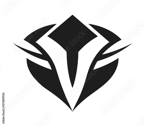 vector illustration of a tribal tattoo