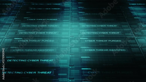 Cyber Security Analyst Interface - Blue Colors
