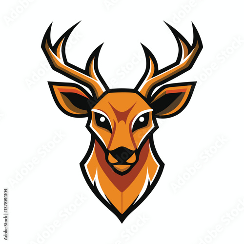 deer head vector
