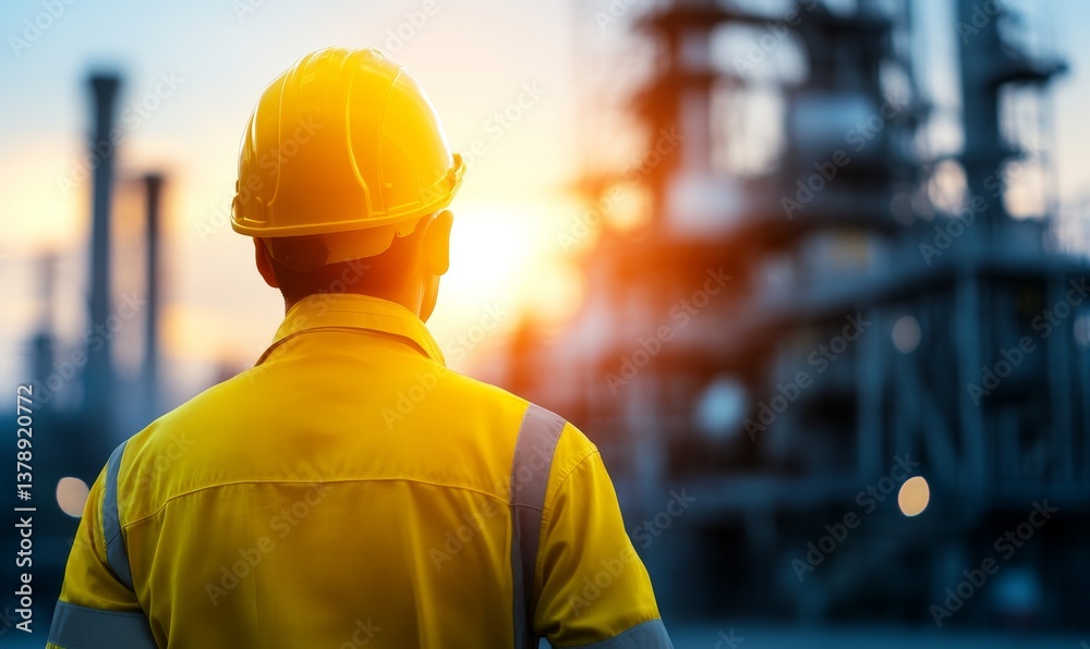 An Engineer Who Oversees Power Lines in a Complex Industrial Environment with a Focus on Safety and Maintenance An Engineer Who Oversees Power Lines in a Complex Industrial Environment with a Focus on Safety and Maintenance