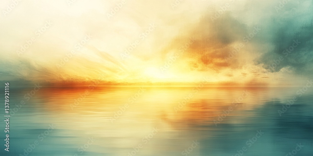 Fototapeta premium Serene Sunset over the Ocean