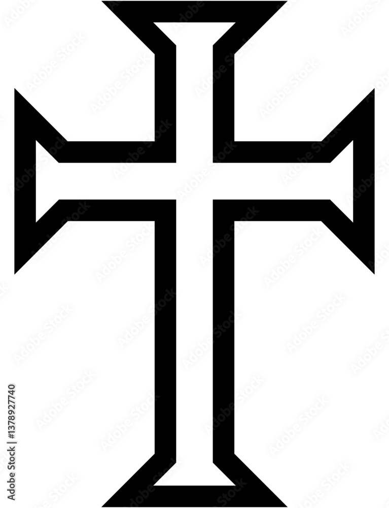 Fototapeta premium cross icon design