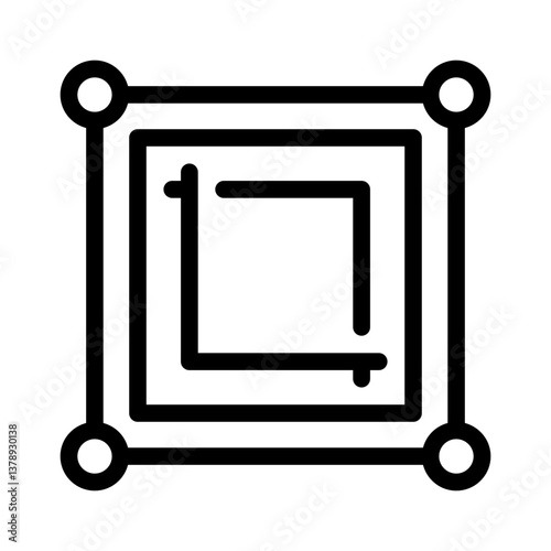 graphic design line icon