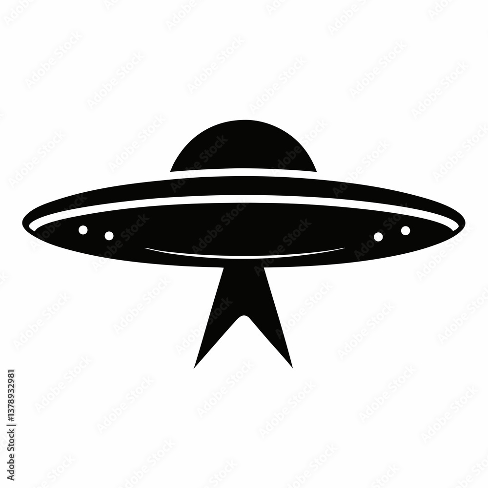 Cartoon UFO rocket flying in space with a fish and spaceship design Cartoon UFO rocket flying in space with a fish and spaceship design